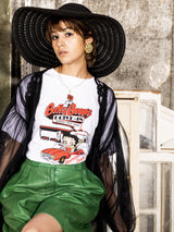 【3色展開】Meridian 「Betty Boop」プリント Tシャツ