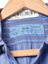 ストライプ 半袖 ワークシャツ