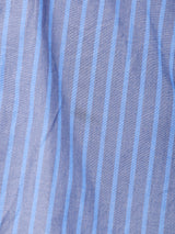 ストライプ 半袖 ワークシャツ