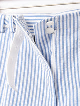 ベルト付き ストライプショートパンツ