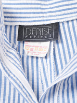 ベルト付き ストライプショートパンツ