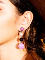 ビーズ ダングルイヤリング