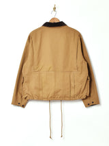 【2色展開】Backers コーデュロイカラー フィッシングジャケット ベージュ