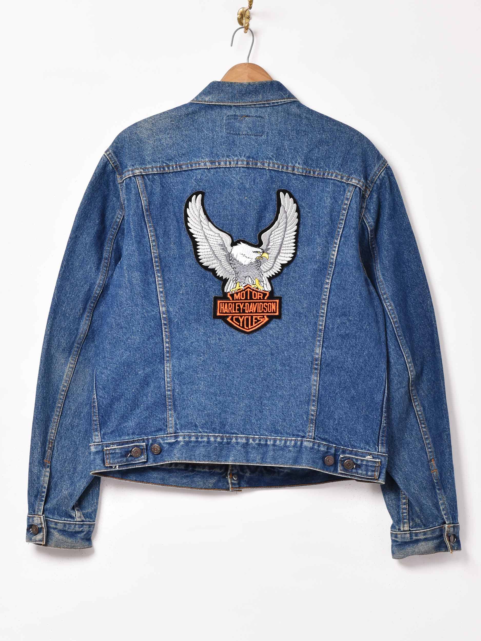 Levi's HARLEY-DAVIDSON刺繍入り デニムジャケット – 古着屋Top of the