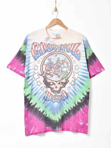 Grateful Dead プリント&タイダイ バンドTシャツ