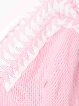 レースデザイン キャミソール ピンク系