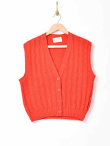 PENDLETON ニットベスト レッド