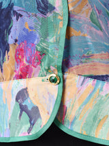 水彩画風デザイン シースルートップス