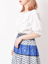 カットワークレースブラウス オフホワイト