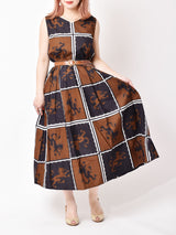 Emerald Motel ドラゴンプリント スリーブレスワンピース