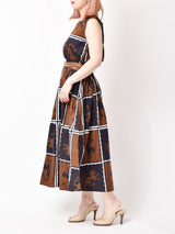 Emerald Motel ドラゴンプリント スリーブレスワンピース