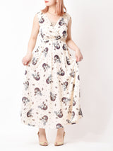 Emerald Motel ガールモチーフ スリーブレスドレス