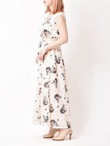 Emerald Motel ガールモチーフ スリーブレスドレス