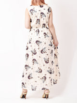 Emerald Motel ガールモチーフ スリーブレスドレス