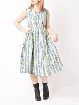 Emerald Motel ストライプ×花柄 サマードレス