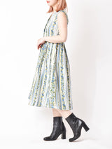 Emerald Motel ストライプ×花柄 サマードレス