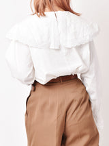 Elcaminoビッグカラー 長袖ブラウス