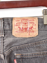 アメリカ製 Levi's 501 ストレート ブラックデニムパンツ W31