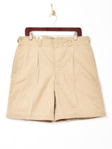 フランス軍タックチノショーツ ベージュ W35