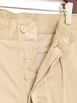 フランス軍タックチノショーツ ベージュ W35