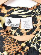 アニマル総柄 半袖シャツ