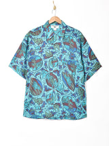 アニマルモチーフ 総柄 半袖シャツ