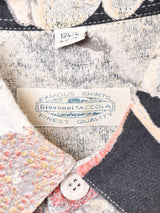 総柄 半袖シャツ