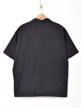 千鳥柄 フロント切り替え ロカビリーシャツ