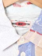 半袖風景柄シャツ