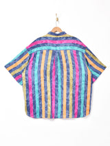 半袖ストライプシャツ