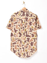 アメリカ製 70's Bob Allen 半袖ハンティングシャツ ダックハントカモ