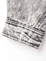 ケミカルウォッシュデニムジャケット オーバーサイズ