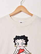 《Meridian×Betty Boop》パッチ セーター【2色展開】