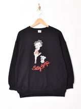 《Meridian×Betty Boop》プリント スウェットシャツ
