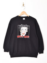 《Meridian×Betty Boop》 プリント スウェットシャツ