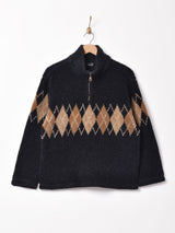 アーガイル プルオーバーボアジャケット