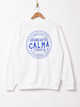 【3色展開】CALMA プリントスウェットシャツ