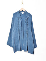 アメリカ製 レースアップデザインシャツ