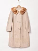 50's 〜60's ファーカラー コート