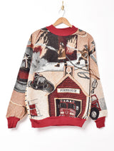 アメリカ製 ファイヤーファイター タペストリートップス