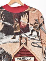 アメリカ製 ファイヤーファイター タペストリートップス