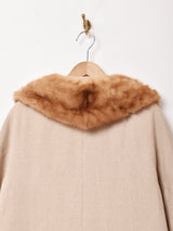 50's 〜60's ファーカラー コート