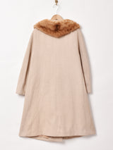 50's 〜60's ファーカラー コート