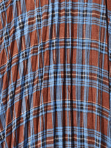 【2色展開】Meridianプリーツチェックスカート