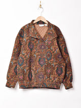 総柄 キルティングジャケット