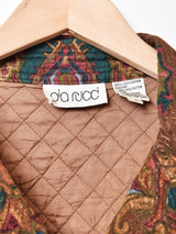 総柄 キルティングジャケット