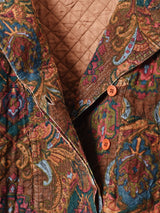 総柄 キルティングジャケット