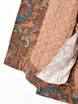 総柄 キルティングジャケット