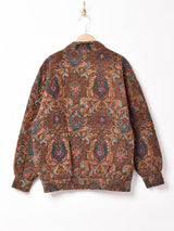 総柄 キルティングジャケット