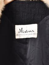 50's〜60’s リボン ファーカラーコート